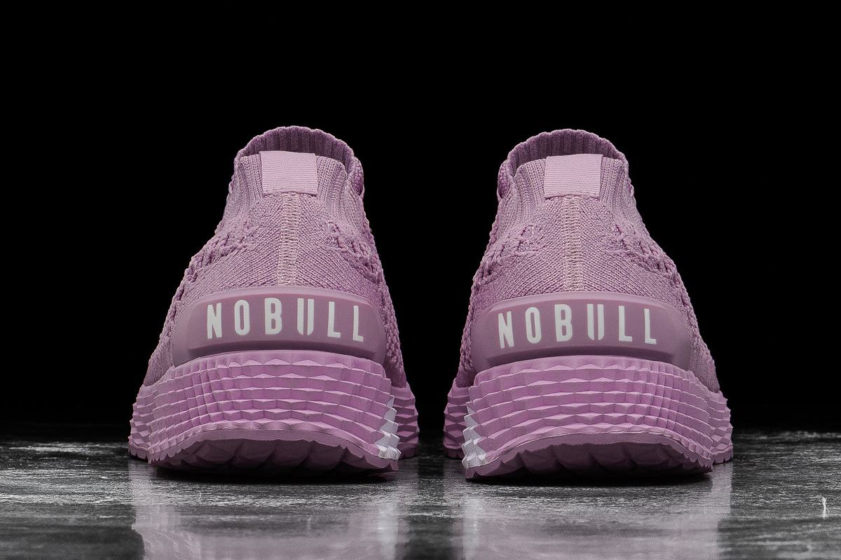 Nobull Knit Runner Men's Running Shoes Purple | Australia (GO8269)
